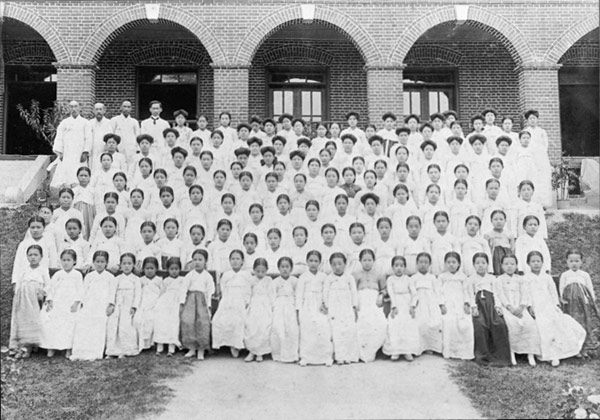 대학과시대 학생 단체사진 (1910)