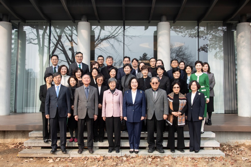 [동정] 이화여자대학교 제17대 총장 이임 오찬