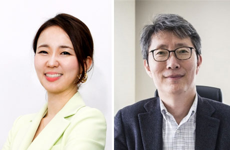 (왼쪽부터) 김유빈 연구교수, 류한영 교수
