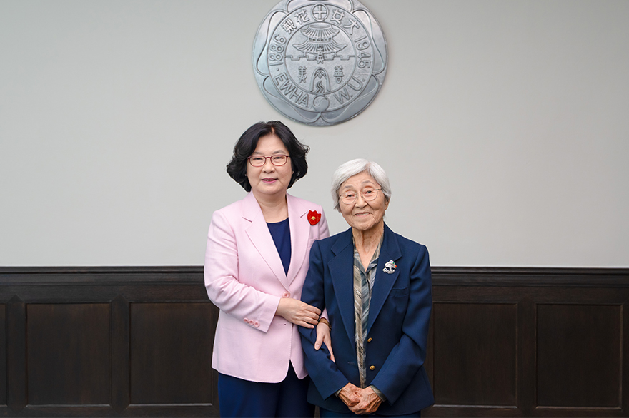 [동정] 김영자 전 이화국제재단 이사 접견