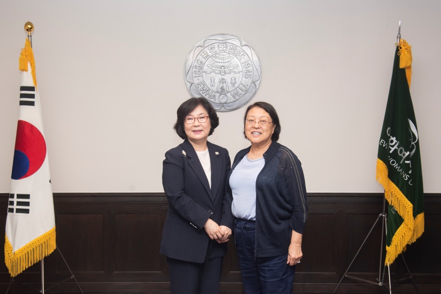 [동정] 장충자 동창 접견 및 총장 초청 만찬