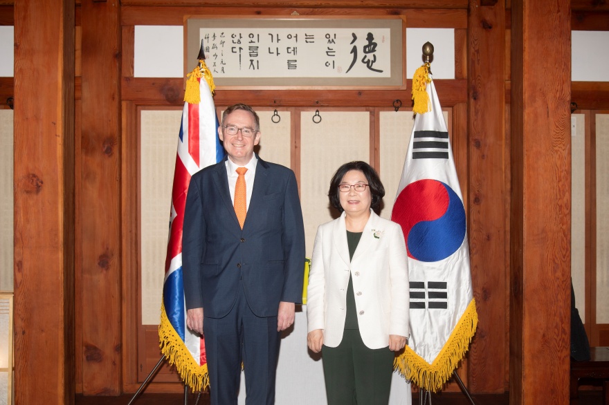 [동정] Colin James Crooks 주한영국대사 총장 초청 만찬